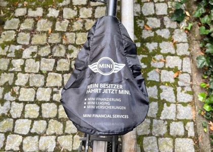 Firmenpraesent Werbe-Sattelueberzug Mit Logo Aufdruck Fahrradsattelbezug