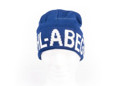 RPET Knitted Beanie Advertising Label Woven Knitted Merchandise