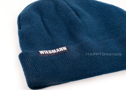 RPET Knitted Hat Advertising Motif Company Name Logo Patch Manufacturer