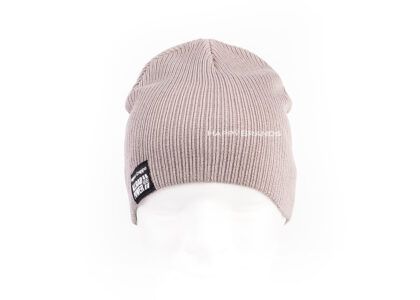 Recycling promotional beanie rib knit with logo promotional item