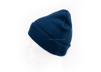 RePET Knitted Beanie With Brim As Promotional Item And Giveaway Supplier