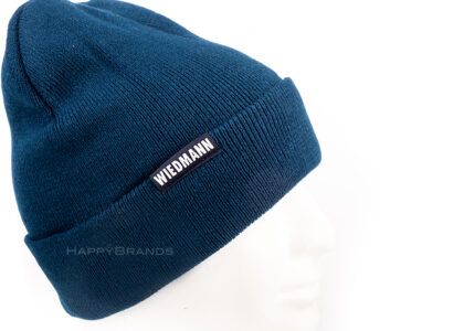 RePET knitted beanie with your own logo made from recycled material - corporate gift