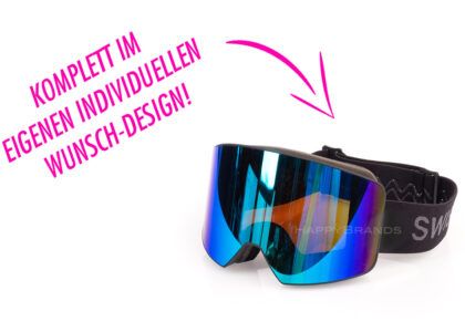 Promotional Item Advertising Present Snowboard Goggles Ski Aggu Label With Lettering Printed